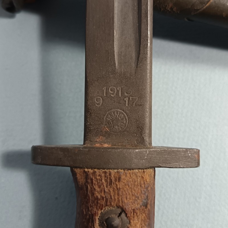BAIONNETTE COUTEAU US 1917 REMINGTON RECOUPEE POUR LA LEGION ETRANGERE 2 ème REP PARACHUTISTES INDO SUEZ ALGERIE